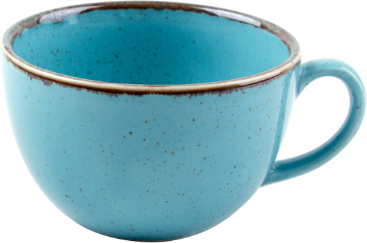 Чашка PORLAND Seasons для кави, чаю бірюзова 320 мл (04ALM001448)